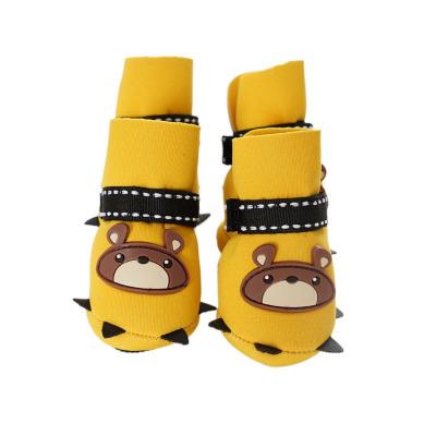 China Viable Outdoor Pet Shoes Socks Dog Sole Soft Non-slip Shoes For Fall for sale