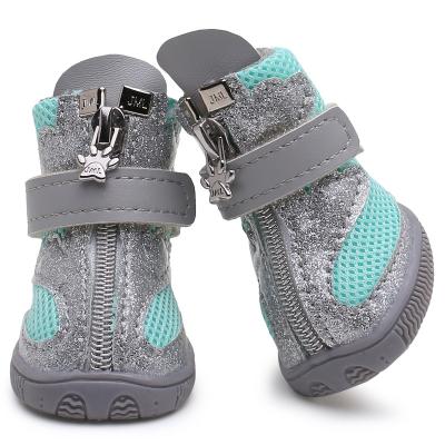 China Mesh Dog Walking Boots Fashionable Outdoor Viable For Sale Dog Sport Shoes for sale