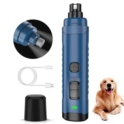 China Viable Hot Product Pet Grooming Electric Pet Nail Crusher LED 2 Speed ​​Dog Nail Grinder For Large Dogs for sale