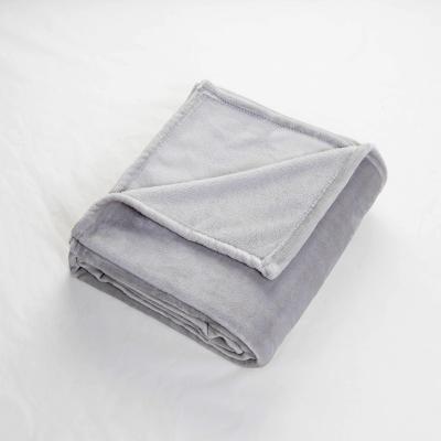 China Breathable Pet Blankets Custom Wholesale Solid Color Thickened Flannel Coral Fleece High Quality Universal Blankets for sale