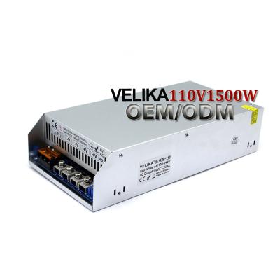 China S-1500-110 110V 13.6A 1500W Switch Energy CCTV Lamp Power Supply OEM 110/220VAC Single Output Type Led Power Supply for sale