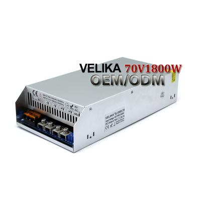 China Wholesale Led High Voltage 110V - 220V 1800W 70V 25.7A SMPS Transformer Switching Power CCTV Lamp Power Supply for sale