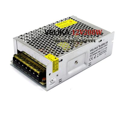 China Led CCTV Lamp Power Supply Customized LED Driver DC 18V 11A 200W Switching Power Supply for sale