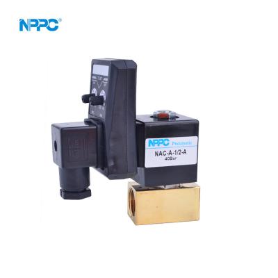 China General Direct Acting 16/40/80 BAR NAC-B-1/2 -20~60 NPPC General Pneumatic Valve Normal Temperature for sale