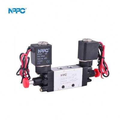 China Mid Temperature NBR General Air Pilot 1/8 Solenoid Valve DC24V Booster Door Bus NPC220-06 Rubber Aluminum Alloy 12 Months for sale