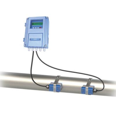 China Ultrasonic Ultrasonic Gas Flow Meter Transmitter Price Pulp Handheld Clamp-On 4-20ma Output Ultrasonic Flow Meter Jkyb for sale