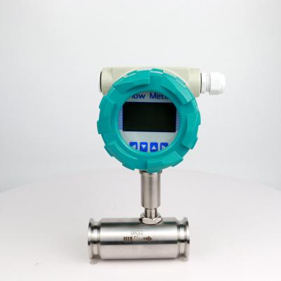 China Measuring fluid China made 4-20mA turbine flow meter for outflow seawater flow meter wifi liquid flow meter for sale