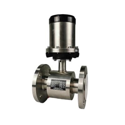 China 4-20mA Measuring Liquid, DN25 DN32 Wireless Electromagnetic Water Flowmeter RS485 RS232 Electromagnetic Flowmeter for sale