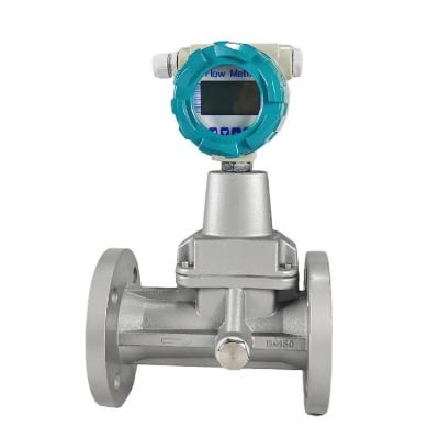 China Aluminum Compressed Carbon Monoxide Nitrogen Precession Vortex Flow Meter Sensor Air Flow Meters for sale