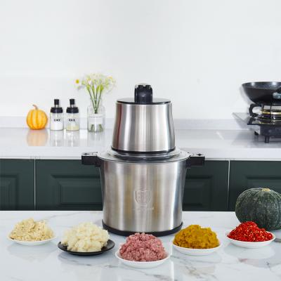 China High Quality Chopper Household Food Processor Electric Automatic Mincing Car Stainless Steel Chopper Machine for sale