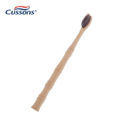 China Eco-friendly Natural Biodegradable Eco-Friendly Natural Soft Bamboo Toothbrush Custom Logo for sale