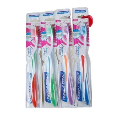 China New Design Manual Toothbrush Soft Stiffen Plastic Adult Toothbrush for sale