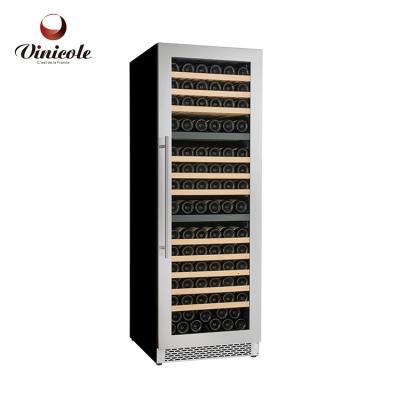 China VI180T Garage Triple Zone Wine Cabinet Wine Bottle Cooler Wine Fridge for sale