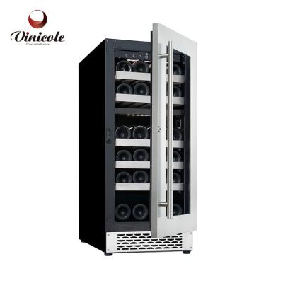 China Perfect Car Premium Grade Chiller Wine Cooler Wine and Champagne Cellar Refrigerator with Compressor for sale