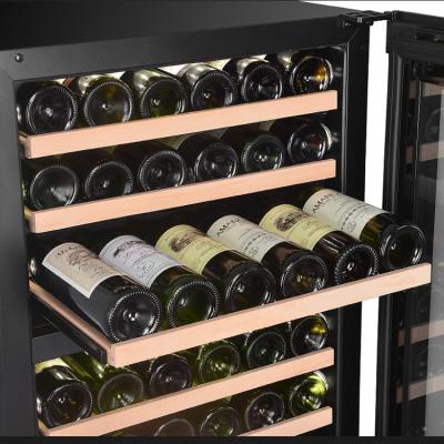 China Sensitive Touch Screen Smart Design Wine Fridge Cellar Wine Display Fridge for sale