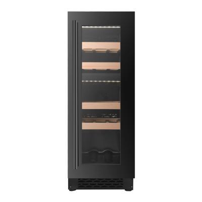 China Responsive Touch Screen Modern Style Wine Cabinet Unique Cooler Wine Fridge With Compressor for sale