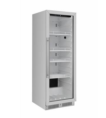 China OEM Factory Fan Cooling Beverage Fridge Display Beverage Cooler Low Noise With Single Door for sale