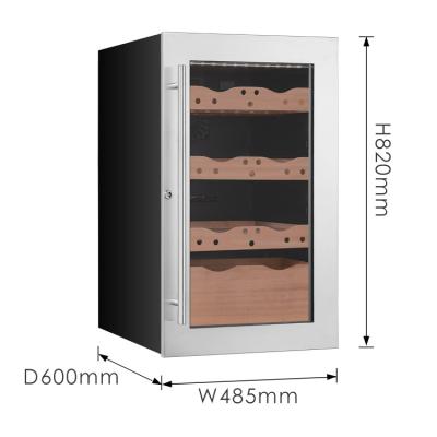 China Eco-friendly Compressor Cigar Inverter Cooler Temperature And Humidity Control Home Cigar Humidor Cigar Cabinet for sale