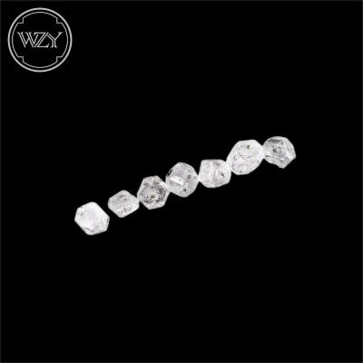 China 1mm-2mm Clarity Grade-B CVD HPHT White Uncut Rough Diamond, Uncut Rough Diamonds For Sale, Synthetic Uncut White Rough Diamonds for sale