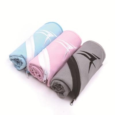 China Outdoor Quick-Drying Towel For Sports Bargain Price Double Side Sheared Fitness Gym Microfiber Sports Towel for sale