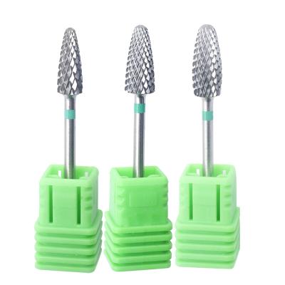 China Durable EasyNail~3/32' Ball Millings Tungsten Steel Nail Drill Bit Nail Tools Carbide Nozzle Gel Remover Nail Remover Bit 3 Sizes for sale