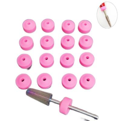 China Durable Pink Nail Drill Plastic Guard Used On 3/32