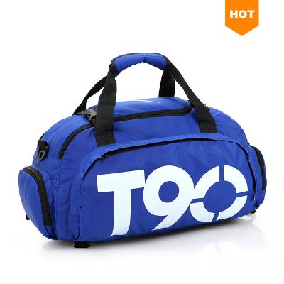 China Latest Fasion T90 Waterproof Rise Overnight Duffel Bag Private Label Gym Sports Yoga Mat Carrier Tote Bag Women's Gym for sale