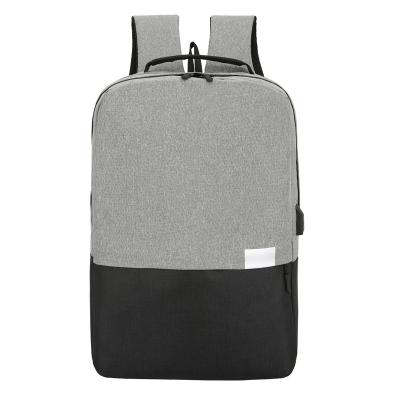 China Waterproof Customized Laptop USB Port Backpack School Bag Set Laptop Backpack Business Water Resistant Overlay for sale