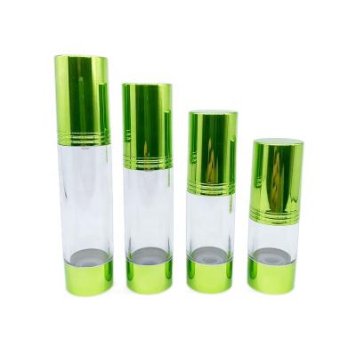 China 15ml 30ml 50ml Plastic Cosmetic Skin Care Cream Airless Pump Bottle for sale