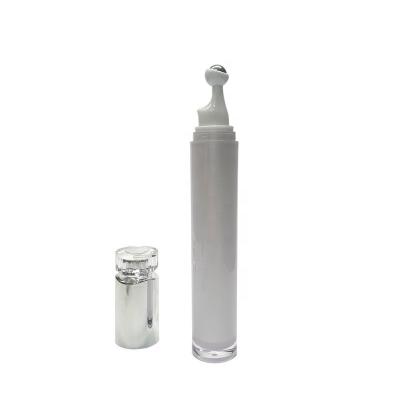 China Eye cream tube plastic bottle with massage beads Facial care cosmetic packaging bottle for sale