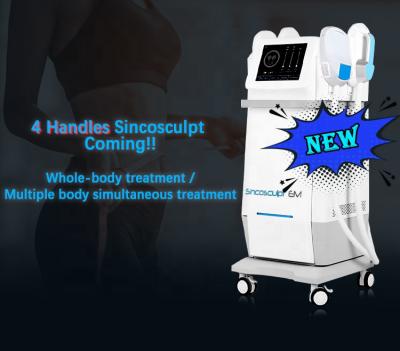 China 2021 New Version Hot Selling Weight Loss Sincosculpt EM Machine 4 Workout Handles For Fat Reduction And Body Contouring for sale