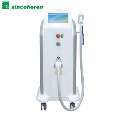 China Hair Removal Sincoheren 755+808+1064nm Fast Speed ​​Alexandrite Diode Laser Hair Removal Machine for sale