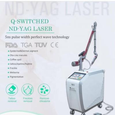 China Hottest Pico Second Laser Hottest Nd Yag Laser Beauty Equipment Dye Removal Laser Tattoo Pigment Removal for sale