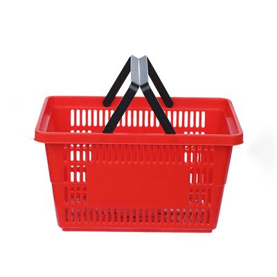 China Supermaerket Shopping Shopping Basket Wholesale Supermarket Portable Plastic Shopping Basket for sale