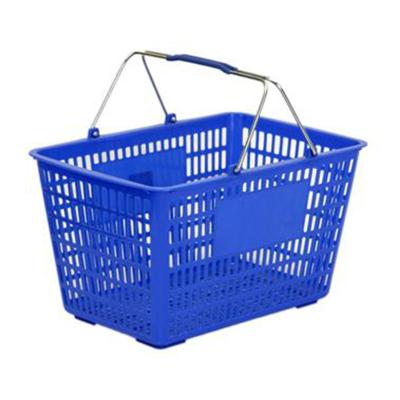 China Supermaerket Shopping Store Used Metal To Carry Shopping Basket Chrome Basket for sale