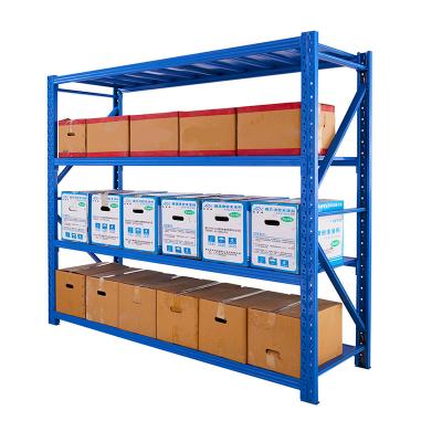 China Hot Selling Warehouse Storage System Garage Shelf Storage Rack Steel Warehouse Rack for sale