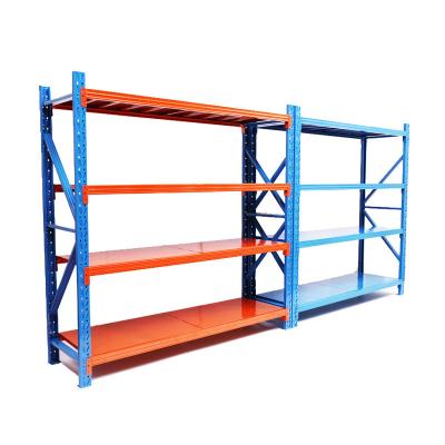 China Medium Warehouse Rack Warehouse Storage System Adjustable Shelf Steel Duty Storage Rack for sale