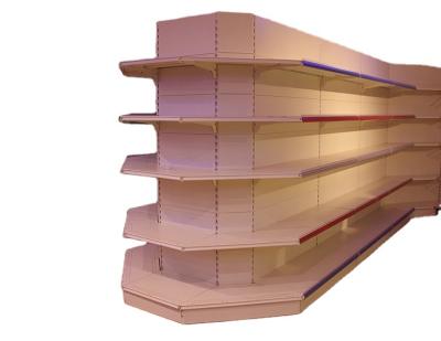 China Single Sided Gondola Supermarket Shelf Equipment Supermarket Rack Gondola Metal Shelves for sale