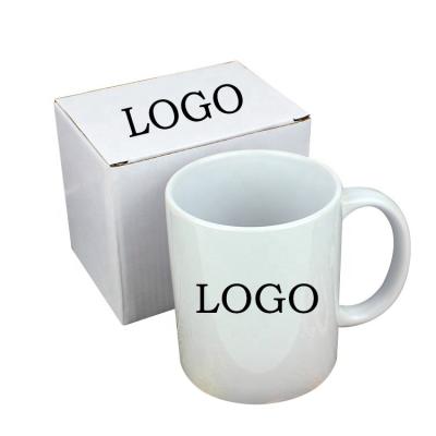 China Customization Viable Wholesale Factory Cheap White Ceramic Printed Mugs 11oz Price Ceramic Coffee Mug for sale