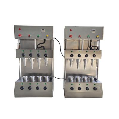 China Customized size with high quality heating tubes supports pizza cone making machine, pizza process maker for sale