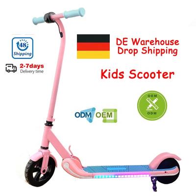 China Outdoor Sports EU Warehouse Drop Shipping Foldable Portable Electric Scooter Front Wheel Rear Motor Mini Off-Road Electric Scooter for sale