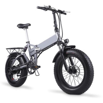 China Speed ​​Snow Bike 48V 500W 12.8ah 7 20 Inch US Aluminum Alloy Fat Running Tire/Mountain Bike Electric Pedal Assist Hydraulic Disc Brakes for sale