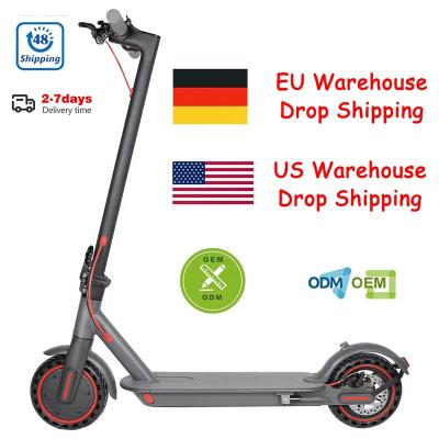 China Outdoor Sports USA Warehouse Drop Shipping 350W 8.5inch Xiaomi M365 2 Wheels Electric Foldable Scooter Electric Scooter Adult for sale