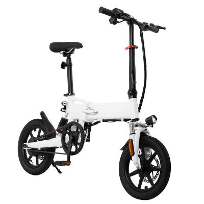 China Outdoor sports lithium battery two-wheel folding electric bicycle instead of driving battery car mini leisure bicycle for sale