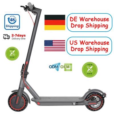 China Outdoor Sports 2022 EU Warehouse Stock CE RoHS Electric Scooter 10ah 36v 350w Cheap Electric Scooters M365 For Adults for sale