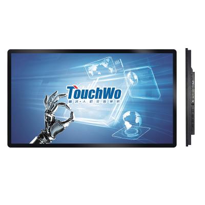 China 4k usb lcd tv 55 inch capacitive touch screen monitor with original undercarriage screen 55