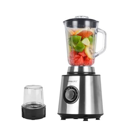 China Household SK-150s 2in1 Blender Juice Stainless Steel LED Blender Blender Grinder for sale