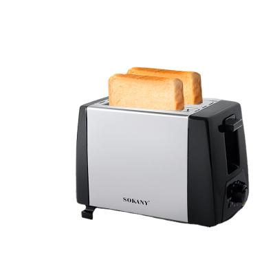 China Household Sokany 016S New Style 2 Slice Manual Toaster With Control Cancel Button for sale