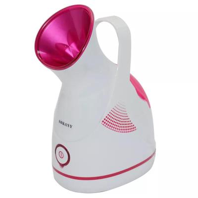 China New Design Sokany Beauty Personal Care Nanomister Spa Lighting Facial Steamer for sale