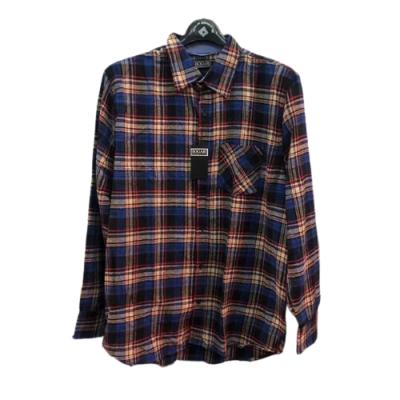 China Breathable Plug & Play In Standard Fashion Cotton-Padded Long Sleeves Plaid Cotton Youth Casual Shirts for sale